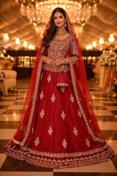 Bridal Dress / Wedding Wear / Barat Dress / Bridal Lehnga for sale