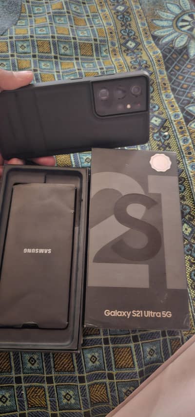 S21 ultra pta approved 12/256 full box