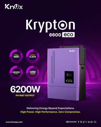 #KnoxSolar #KryptonEco6600 #SolarEnergy #CleanEnergy #SmartGrid