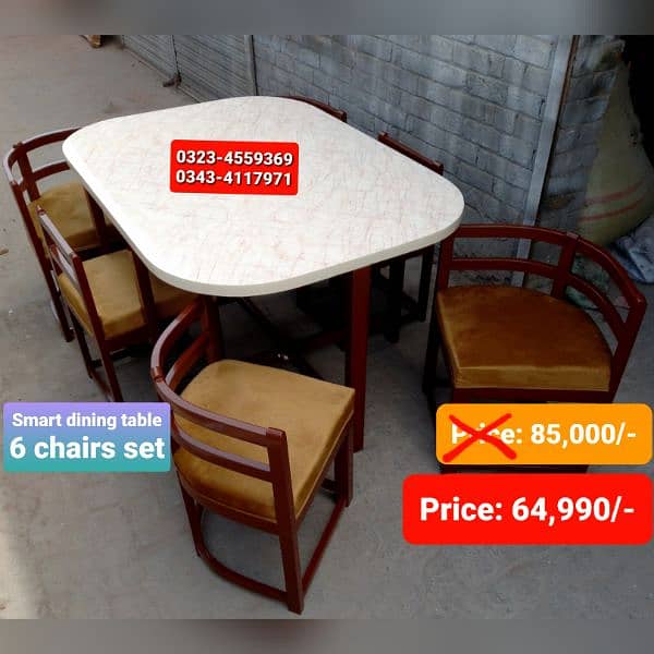 Dining table / Smart dining table / round table dining set / table 16