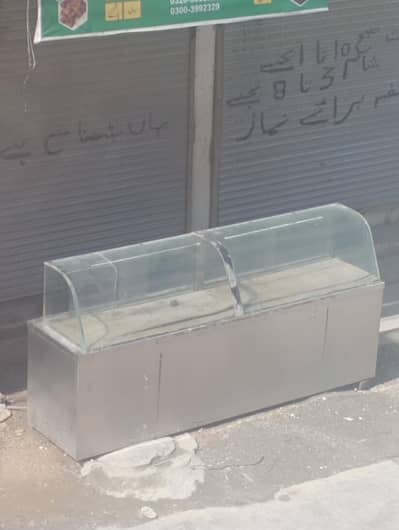 pure steel counter with 14 mm folding mirror