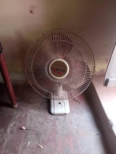 White Bracket fan in Used condition