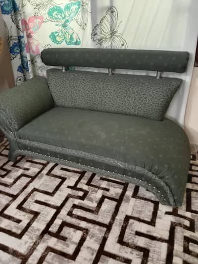 2 Seater Green Sofa – Soft Fabric | Stylish Aur Comfortable