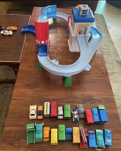 Tayo cars play road set