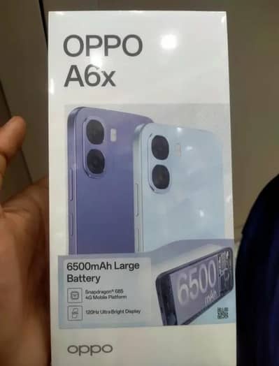 Oppo A6x 4+64 13 Din Used Full Wranty