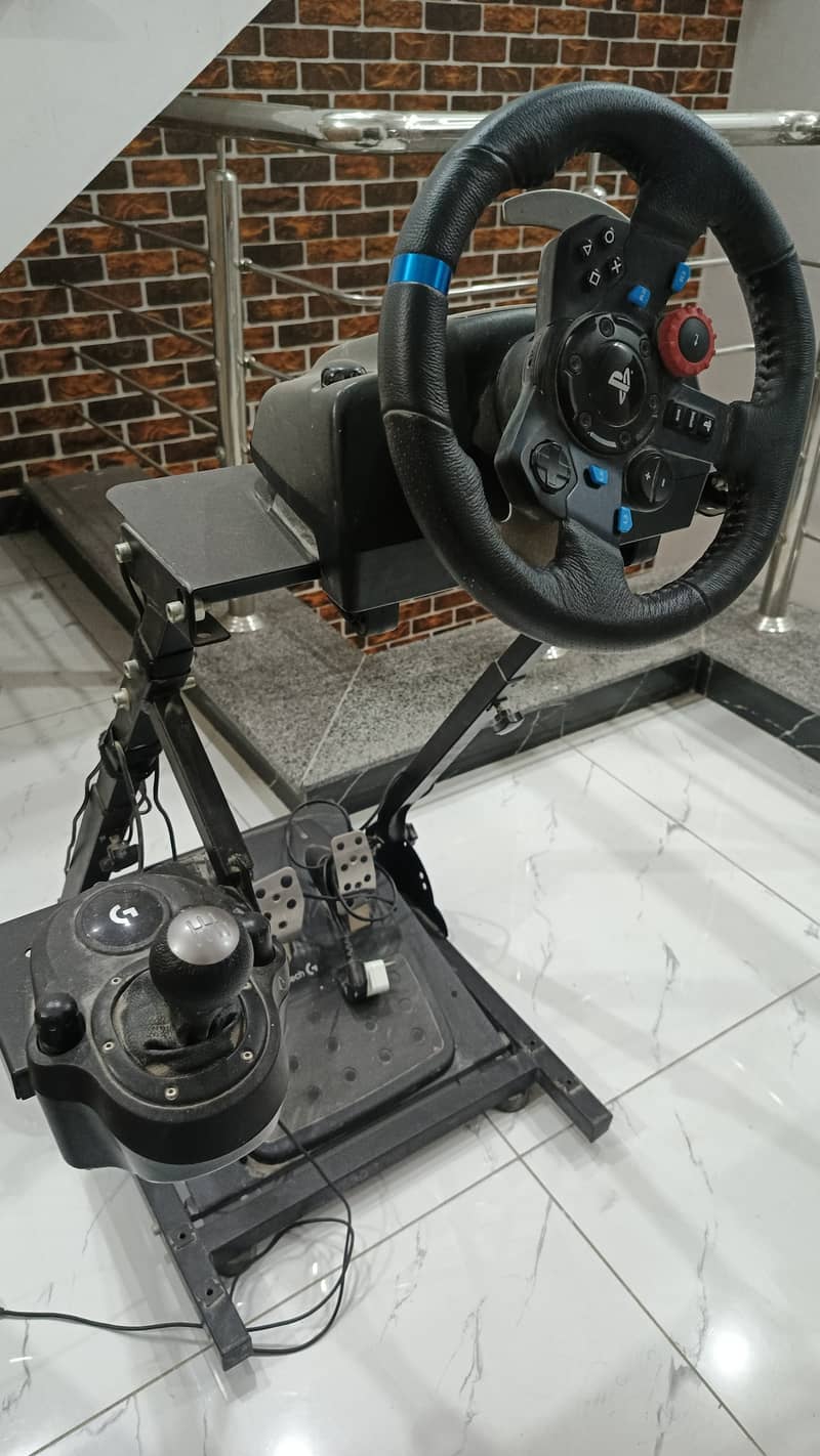 Logitech g29 wheel + plus shifter + paddles + stand - Computer & Laptop ...