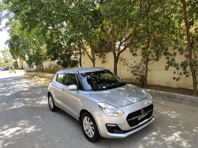 SUZUKI SWIFT GL CVT 1.2cc MODEL 2022(NOV) ORIGINAL SILVER METALIC COLR