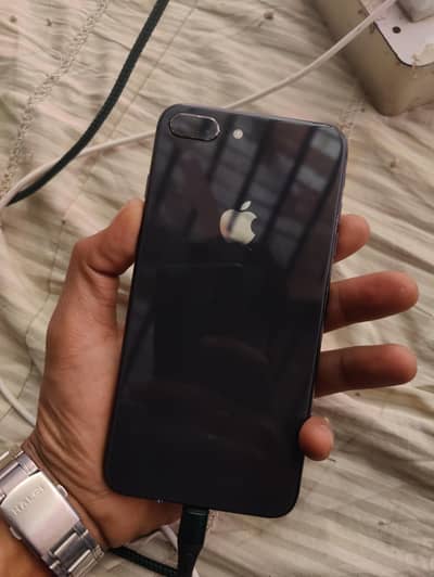 iphone 8plus 64 gb pta approved all ok fingerprint exechange possiblel