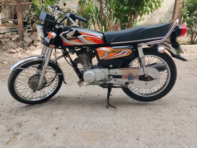 Honda CG 125 2022  model lush condition