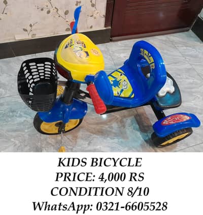 Kids Car, bicycle, Stroller, Rocker, Feeding Chair for Sale !!!