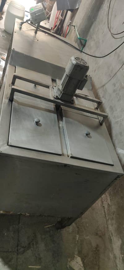 qulfi making machine, full setup, chiller, tub, moulds, etc