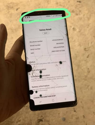 samsung note 8 4GB 64GB Pta approved