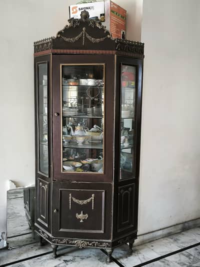 showcase and cupboard