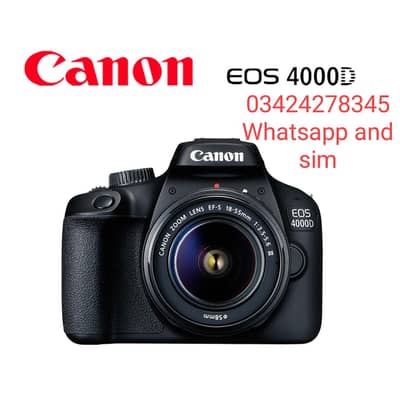 CANON EOS 4000d Full Kit imported from Bahrain UAE