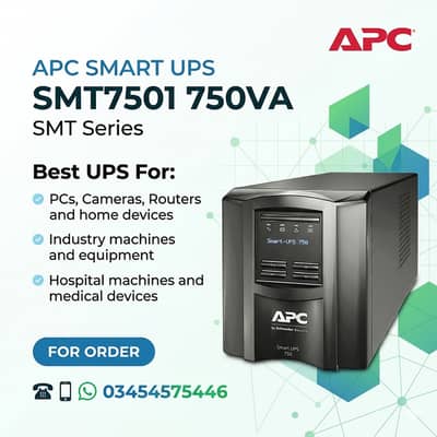 APC Smart UPS SMT750I | 750VA Pure Sine Wave | New & Used Available