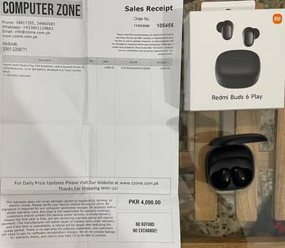 Brand New Redmi Buds 6 Play – Only 5 Days Old!