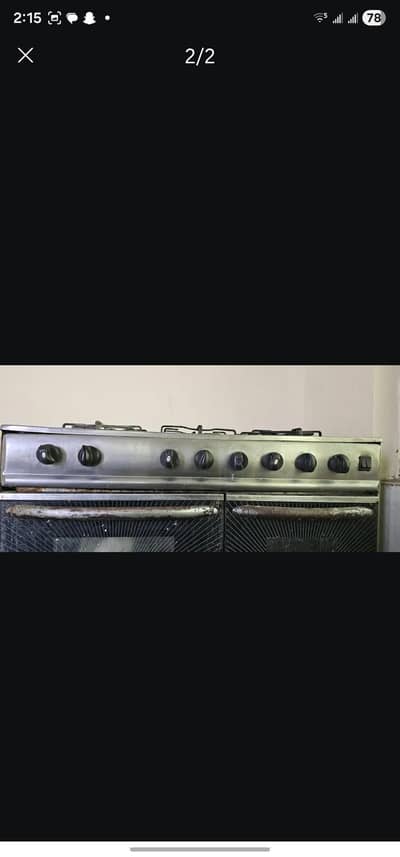 cooking range for sale in good condition