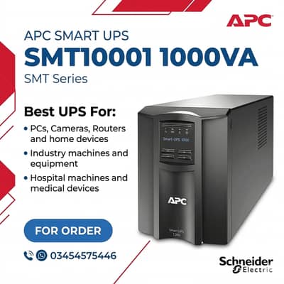 APC Smart UPS SMT1000I | 1000VA Pure Sine Wave | New & Used Available