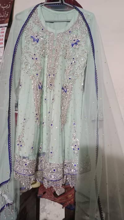 frok style. 3 piece.  colour sky blue. .