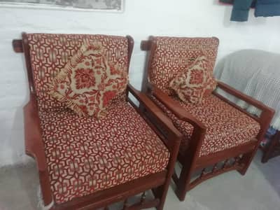 solid wood sofa 5 seater