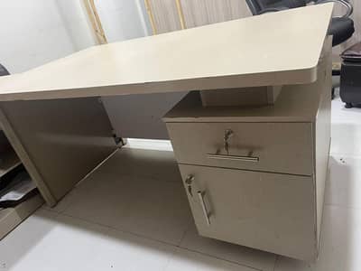 Office Furniture (1 Main Table, 1 Side Table, 20 Chairs, 1 Dies).