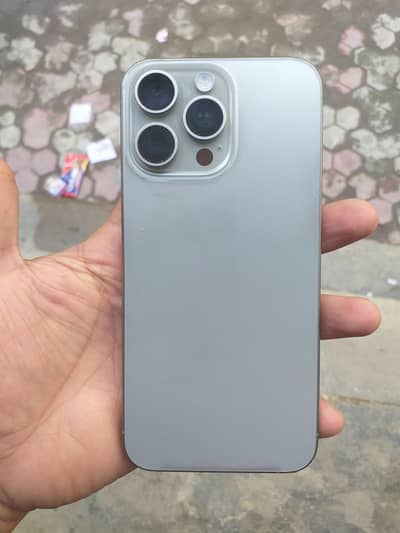 iPhone 15 pro max 256 jv natural titanium