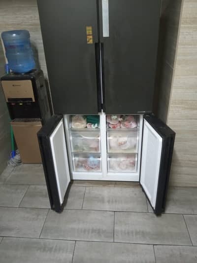 Haier Fridgh separate freezer  4 door