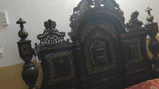 chonyotti hawelli bed with side tables and mattress for sale