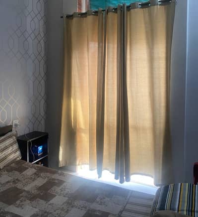 standard size 4 curtains for sale decent color