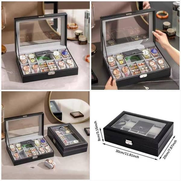 8 Slot Watch Organizer (Box Packing) Made in China