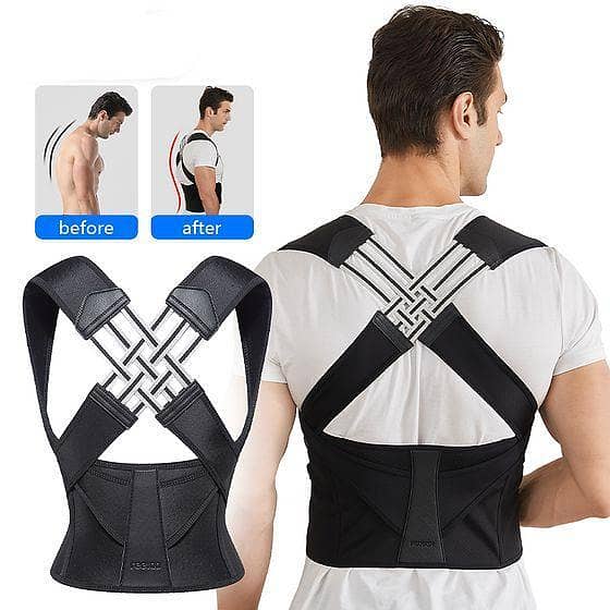 Adjustable Back Posture Corrector Belt Box Packing - Made in China
