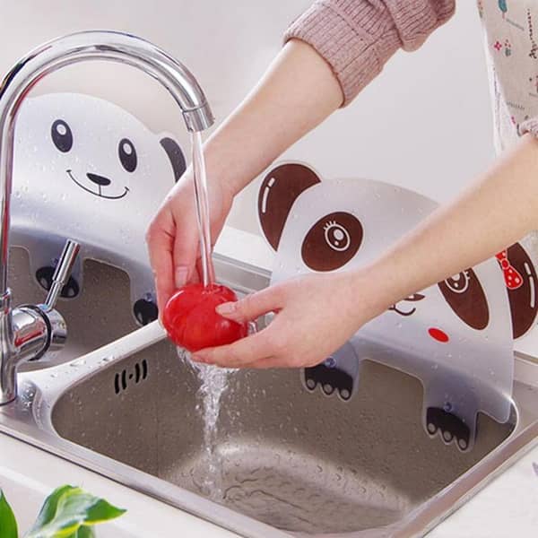Panda Shape Water Splash Guard for Kitchen Sink