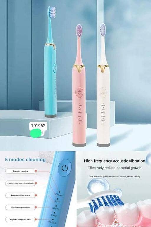 Sonic electric toothbrush USB charging  rechargable