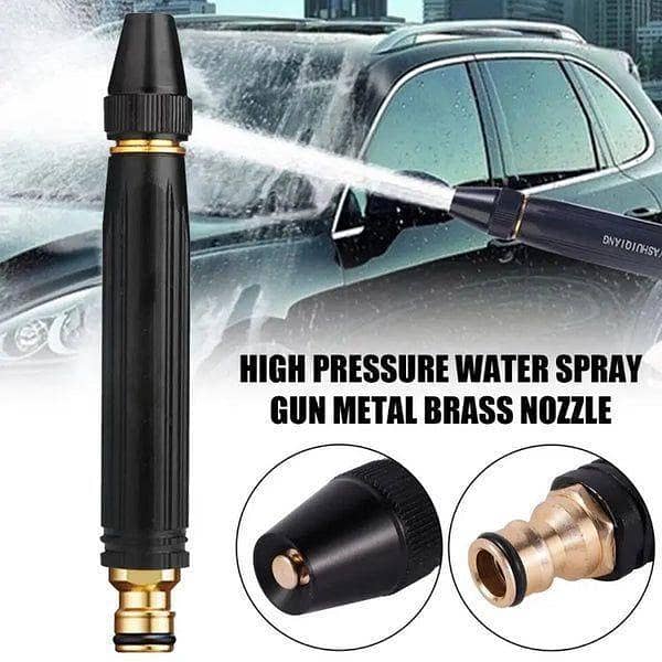 High Pressure Water Spray Gan Metal Brass Nozzle - Made in China