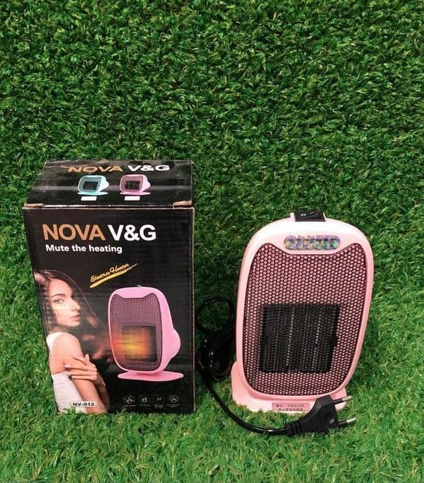 NV-912 Nova Fan Heater for Room Floor 500W - Very High Quality