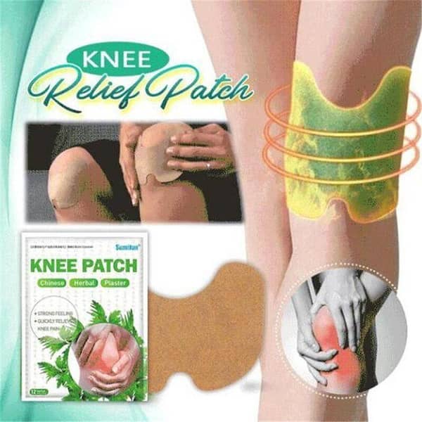 10 Pcs Wormwood Extract Knee Plaster Stickers Fast-Acting Pain Relief Patches for Knee & Joint Aches Helps Relieve Rheumatoid Arthritis, Muscle Fatigue & Stiffness Natural Herbal Formula