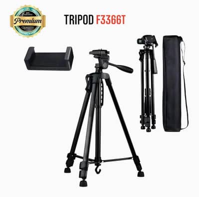 Metal Tripod Stand Black Lightweight Portable Portable