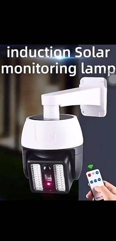 Surveillance cameras LED simulation monitoring security lighting solar flood light motion sensor wall lamp outdoor - High quality