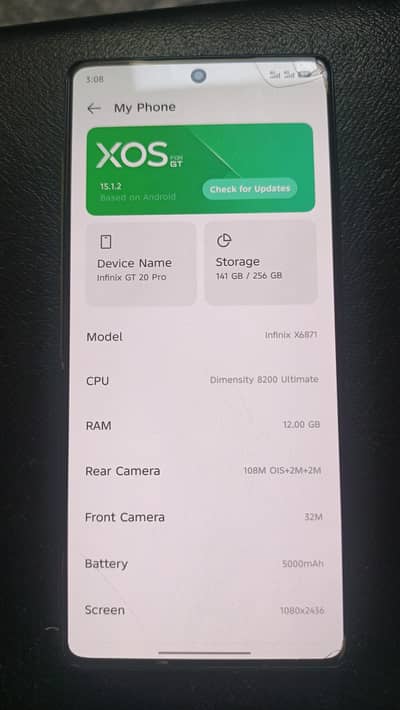 Infinix Gt20 Pro For Urgent Sale. . .