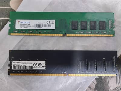 8gb Ddr4 system ram 2pcs Available urgent sale