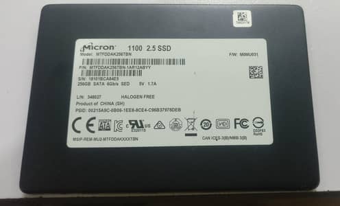 Micron 2.5 Inch 256SSD
