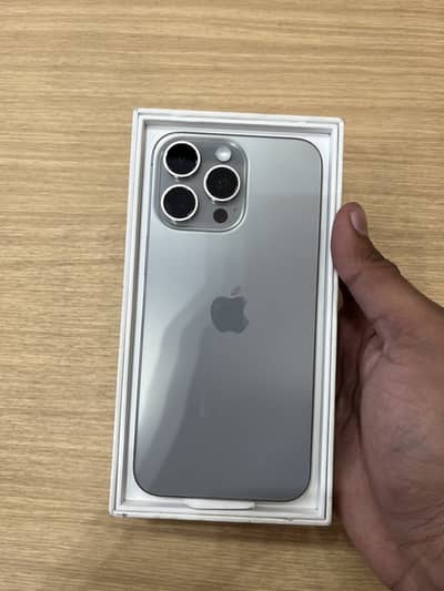 I phone 15 pro max PTA HK 256 gb natural