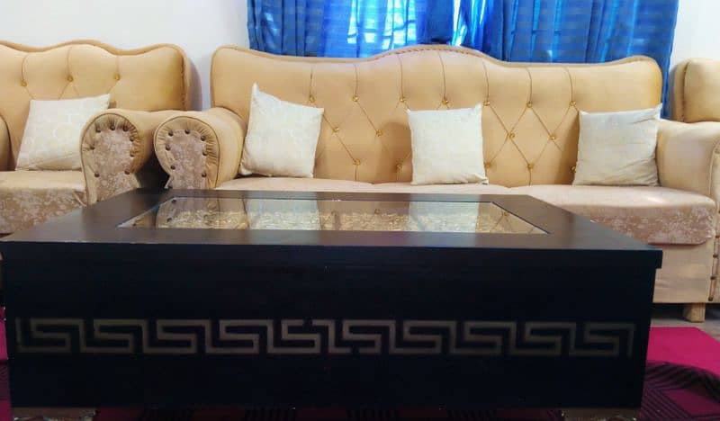 Sofa set with table 3