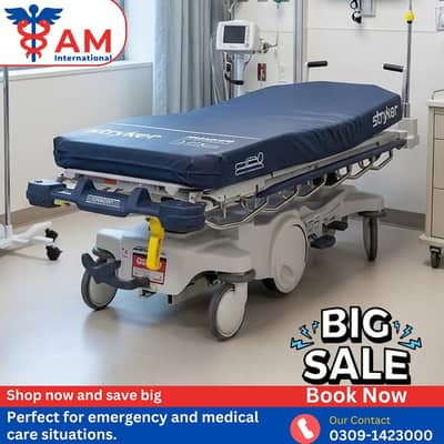 STRETCHER TROLLEY / EMERGENCY STRETCHER TROLLEY FOR SALE