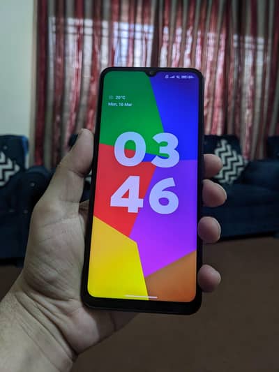 Redmi 12C excellent condition with box + two free mobile covers