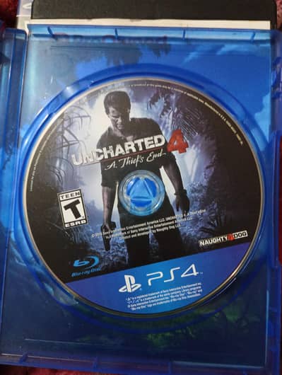 uncharted 4, watch dogs 2 ps4 cds for sale