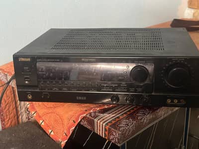 Kenwood Speakers + Sherwood Amplifier Powerful Sound System Excellent