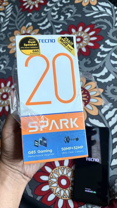 Tecno Spark 20 – 256GB / 16GB RAM (8+8 Extended)