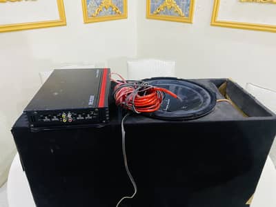 Car WOOFER +Amplifier +Cable