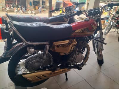 Honda cg 125 red color golden edition sulfstart